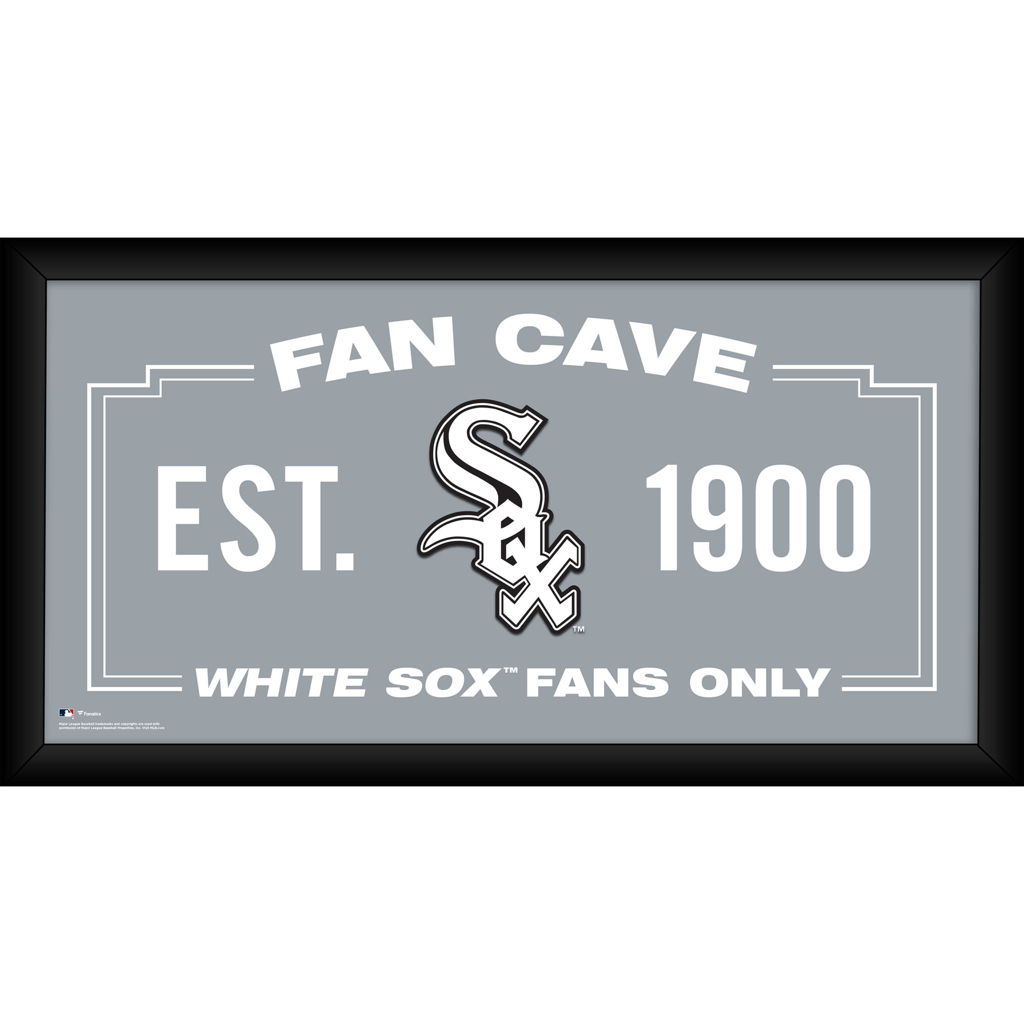 Chicago White Sox Framed 10" x 20" Fan Cave Collage