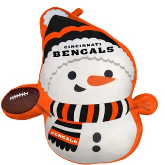 Cincinnati Bengals Holiday Snowman Plushlete Pillow