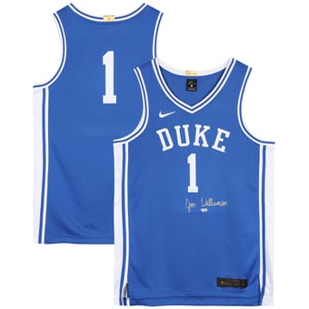 Zion Williamson Duke Blue Devils Autographed Blue Nike Swingman Jersey