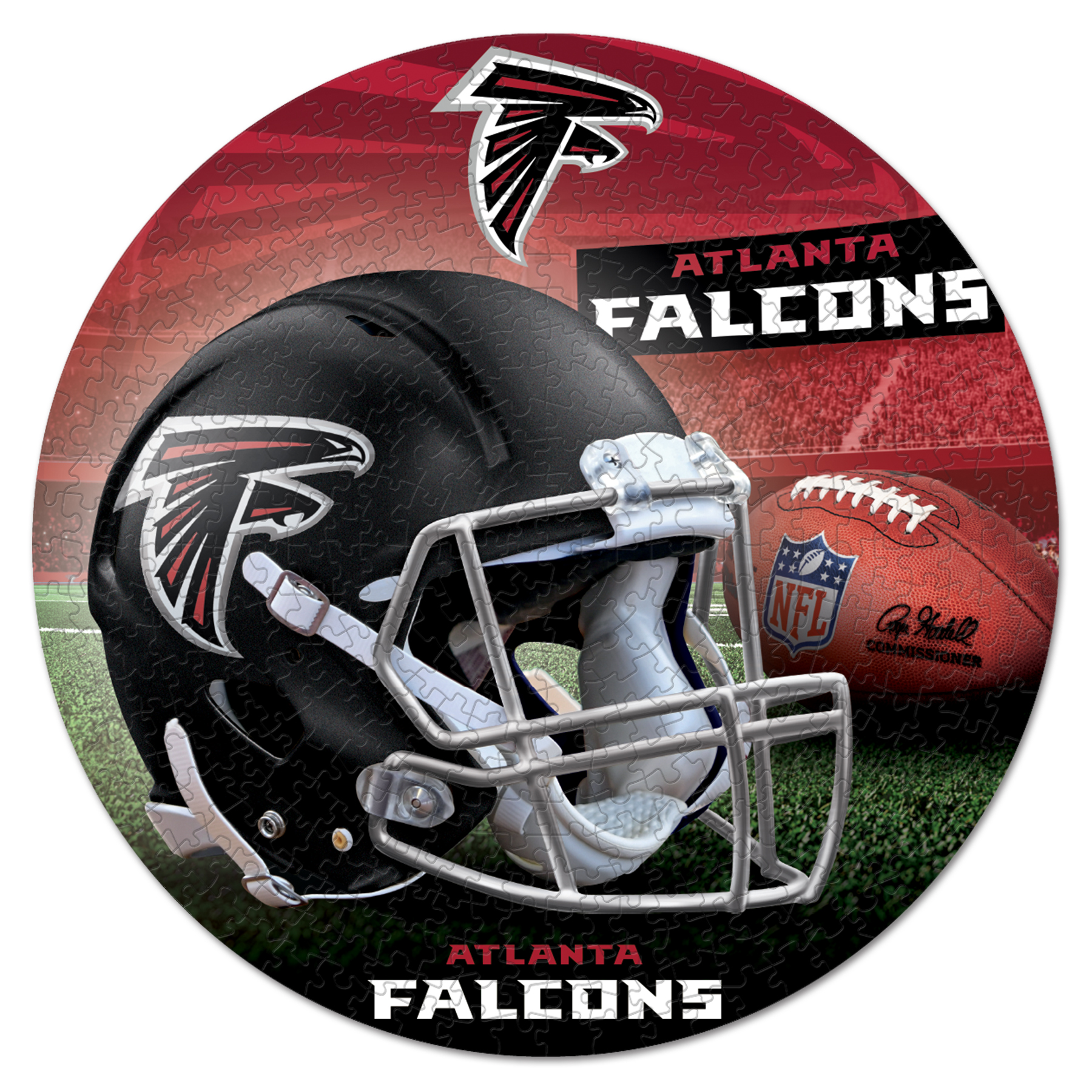 WinCraft Atlanta Falcons Round 500-Piece Puzzle