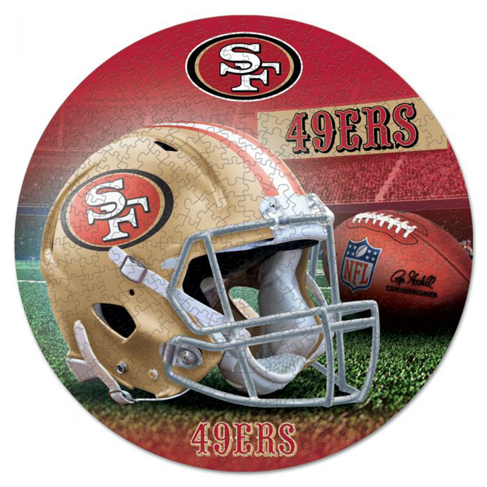 WinCraft San Francisco 49ers Round 500-Piece Puzzle