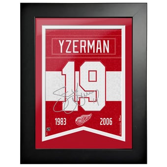 Steve Yzerman Detroit Red Wings 12" x 16" Framed Player Number Replica Plaque