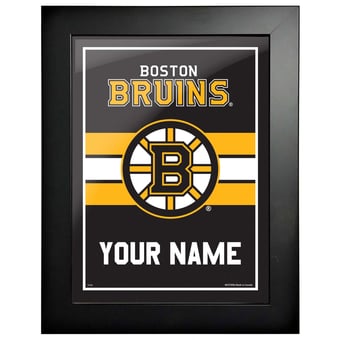 Boston Bruins 12" x 16" Team Personalized Picture Frame