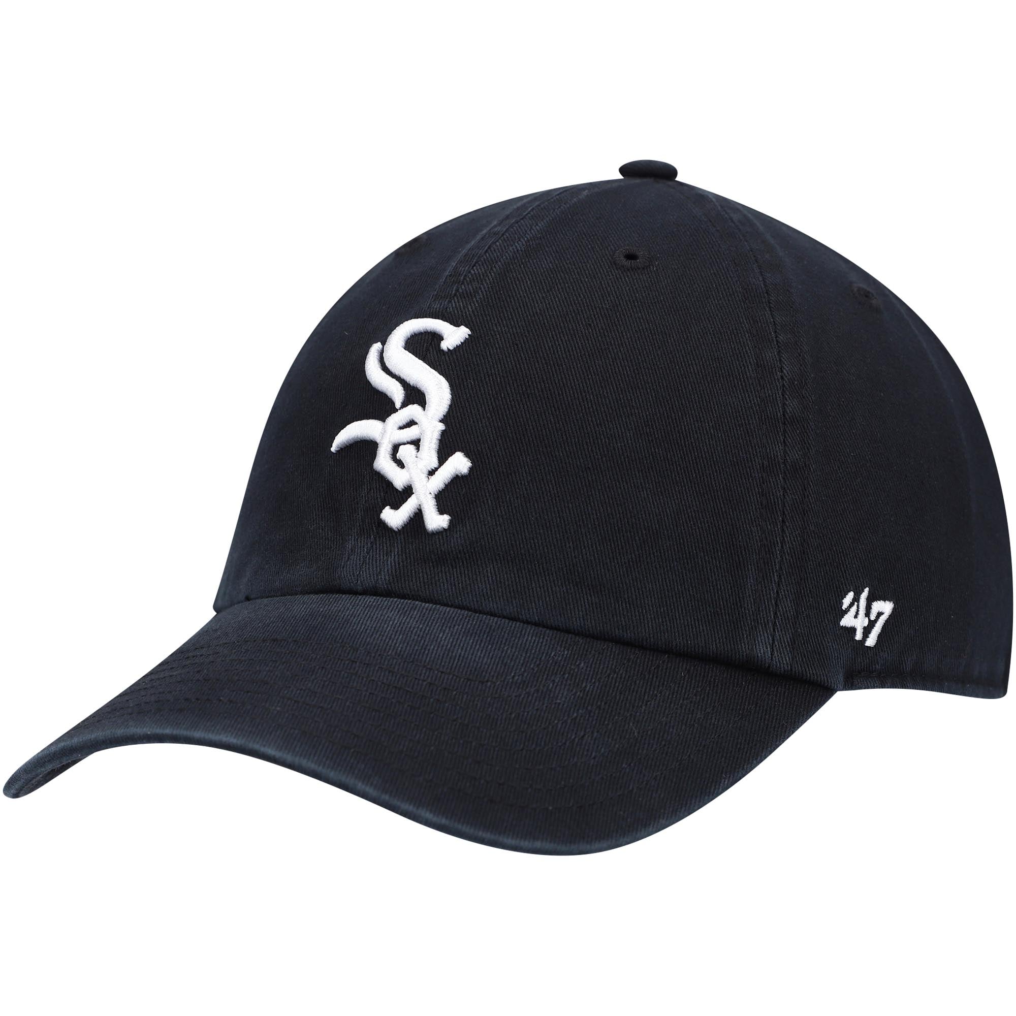 Men's '47 Black Chicago White Sox Clean Up Adjustable Hat