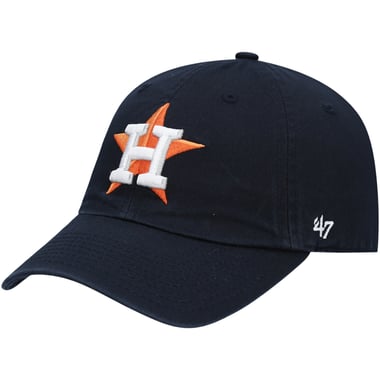 Men's '47 Navy Houston Astros Home Clean Up Adjustable Hat