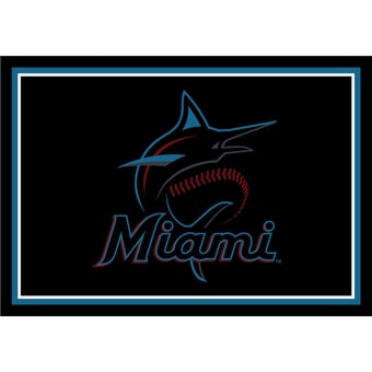 Imperial Miami Marlins 6' x 8' Spirit Rug