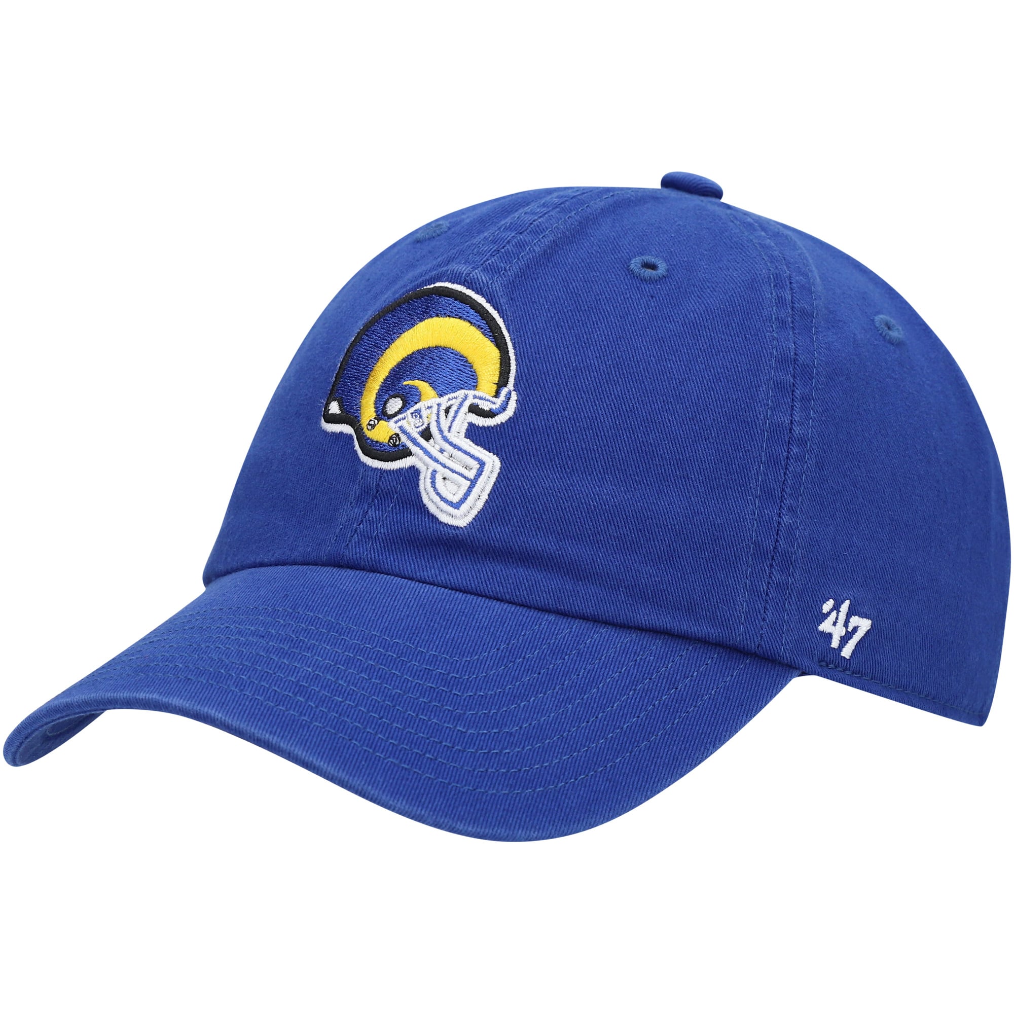 Men’s ’47 Royal Los Angeles Rams Clean Up Adjustable Hat Men’s ’47 Royal Los Angeles Rams Clean Up Adjustable Hat