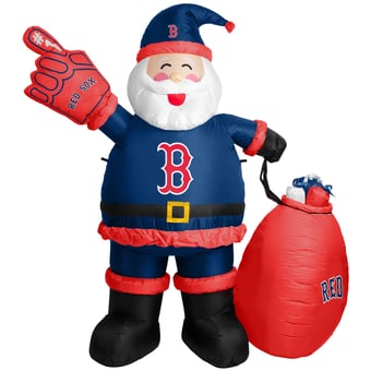 Boston Red Sox 7' Inflatable Santa