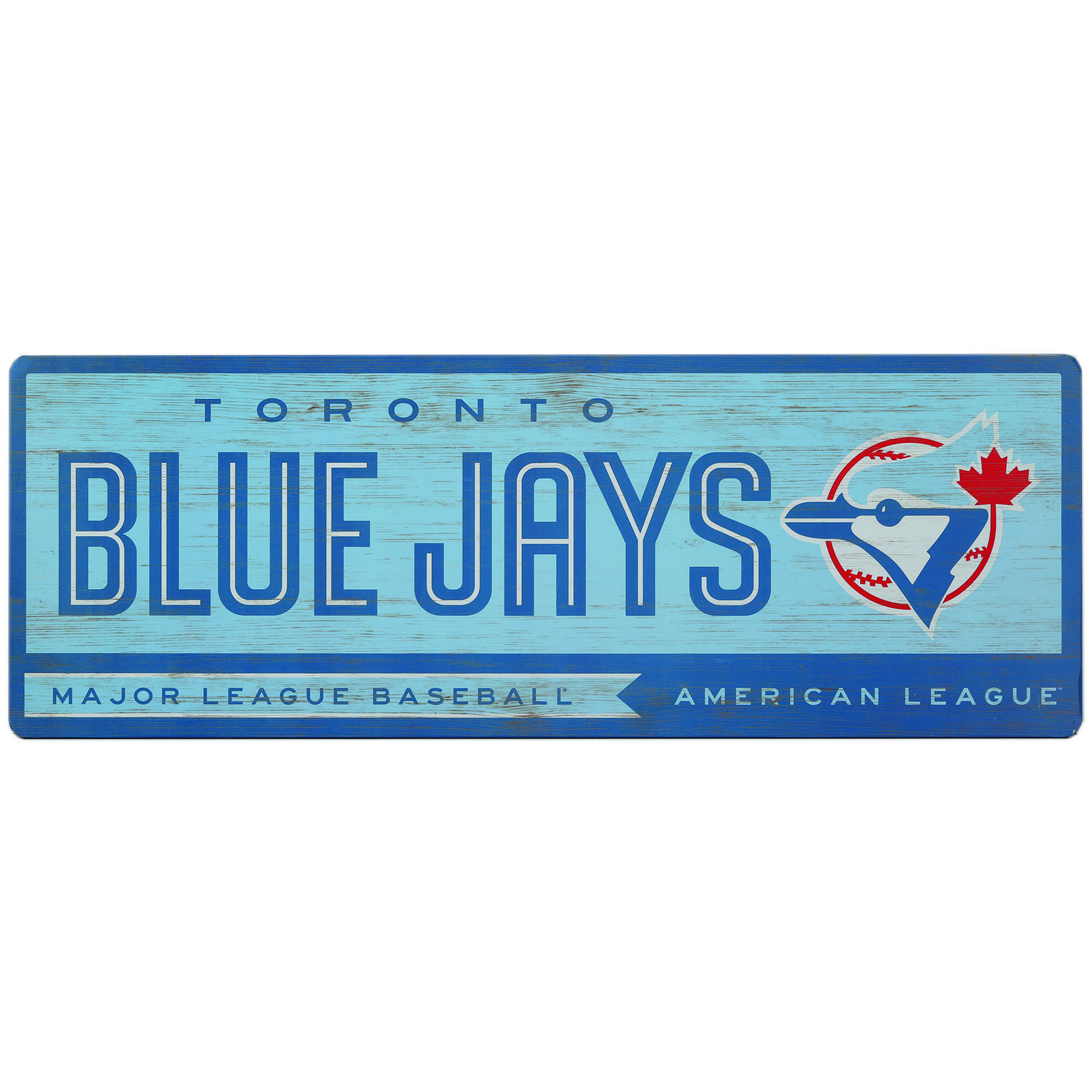 Toronto Blue Jays 10" x 28" Traditions Wood Sign