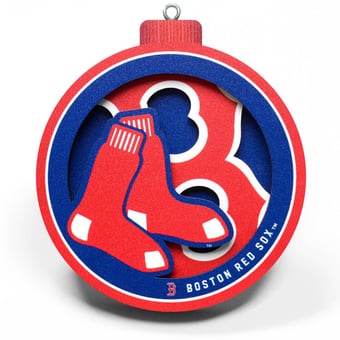 Fanpoint Boston Red Sox 3D Logo Series Ornament
