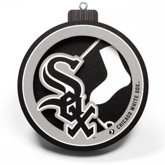 Fanpoint Chicago White Sox 3D Logo Series Ornament