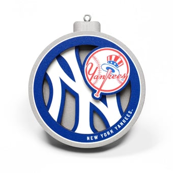 Fanpoint New York Yankees 3D Logo Series Ornament