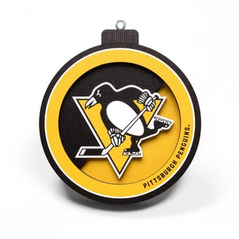 Fanpoint Pittsburgh Penguins 3D Logo Series Ornament
