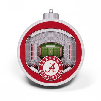 Fanpoint Alabama Crimson Tide 3D Stadium Ornament