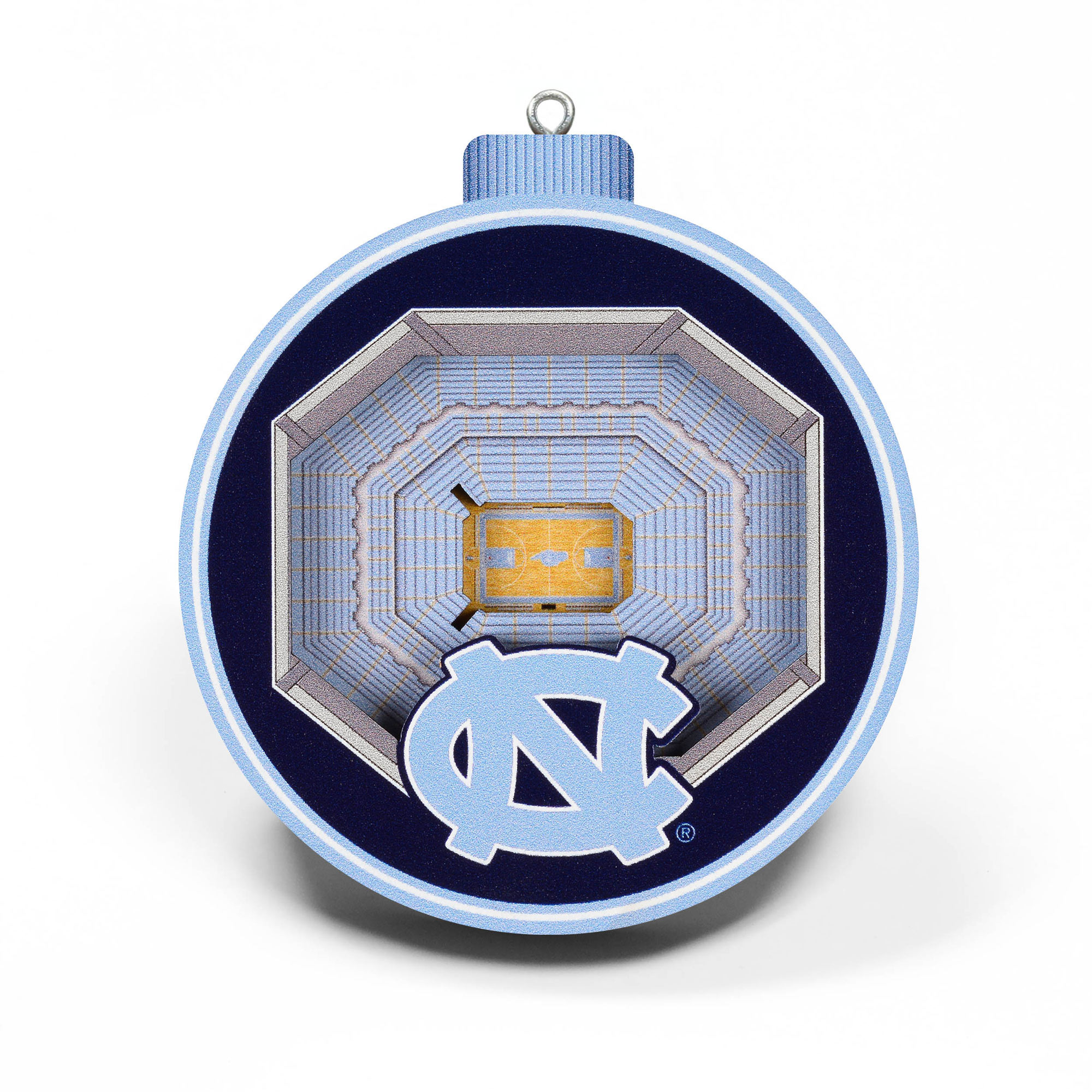 Fanpoint North Carolina Tar Heels 3D Stadium Ornament