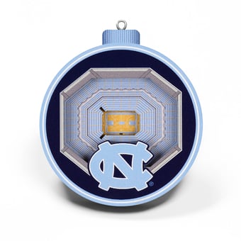 Fanpoint North Carolina Tar Heels 3D Stadium Ornament