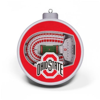 Fanpoint Ohio State Buckeyes 3D Stadium Ornament