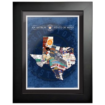 Houston Astros 12'' x 16'' State of Mind Wall Art