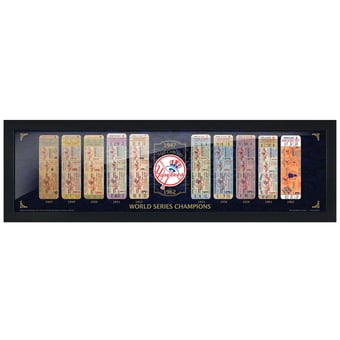 New York Yankees 6'' x 22'' Tickets to History Mid Century Wall Art