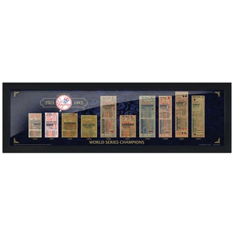 New York Yankees 6'' x 22'' Tickets to History: The Early Years Wall Art