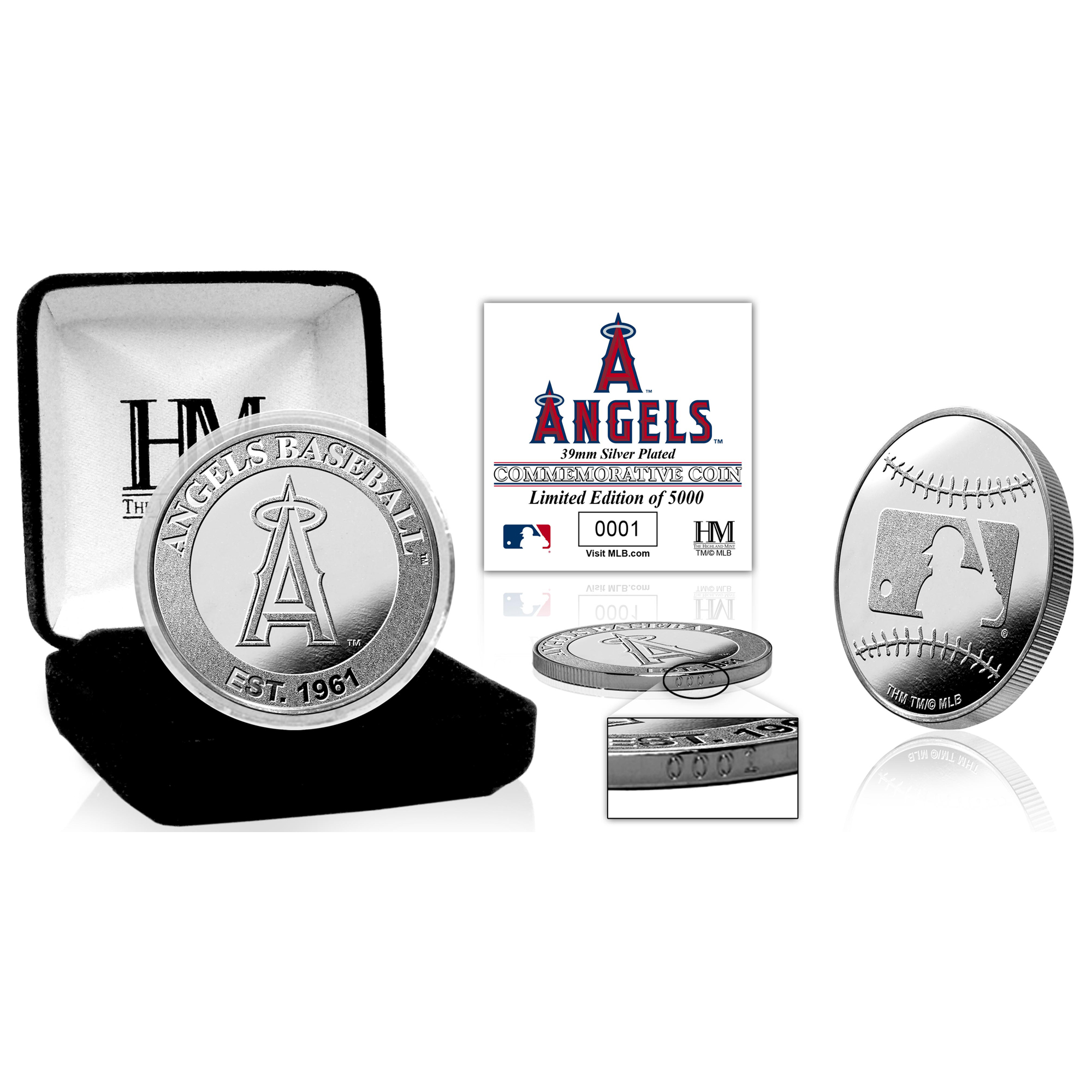 Highland Mint Los Angeles Angels Silver Mint Coin