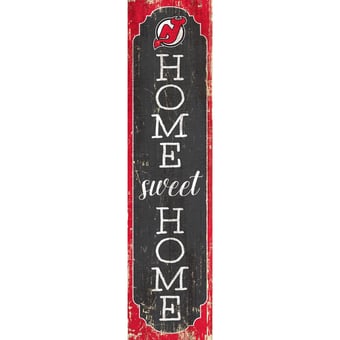 New Jersey Devils 24" Home Sweet Home Leaner Sign