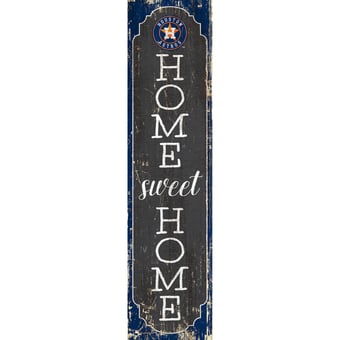 Houston Astros 24" Home Sweet Home Leaner Sign