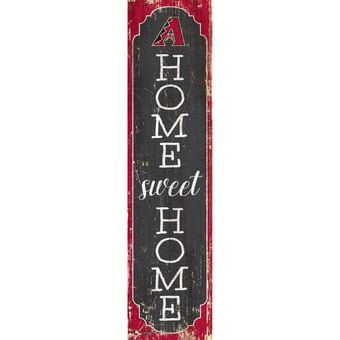 Arizona Diamondbacks 24" Home Sweet Home Leaner Sign