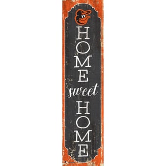 Baltimore Orioles 24" Home Sweet Home Leaner Sign