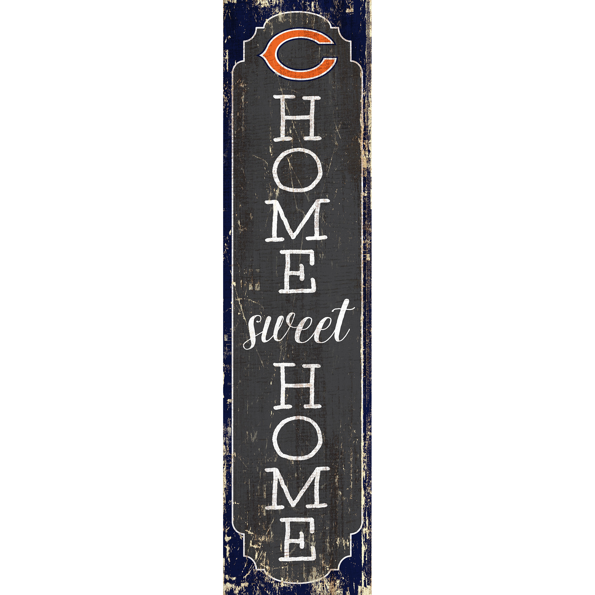 Chicago Bears 24" Home Sweet Home Leaner Sign