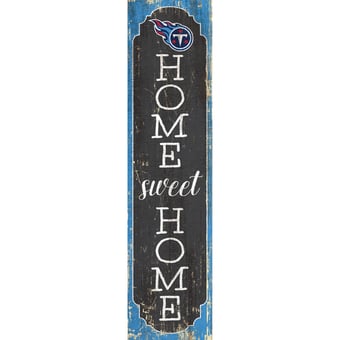 Tennessee Titans 24" Home Sweet Home Leaner Sign