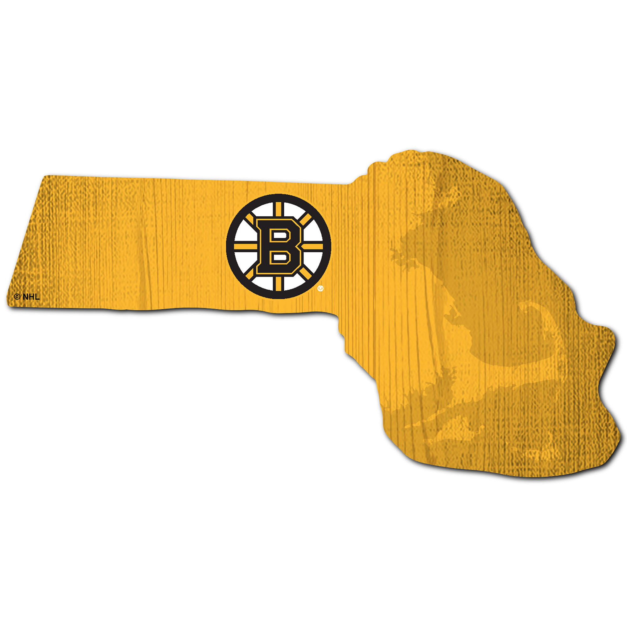 Boston Bruins 12" Logo State Sign