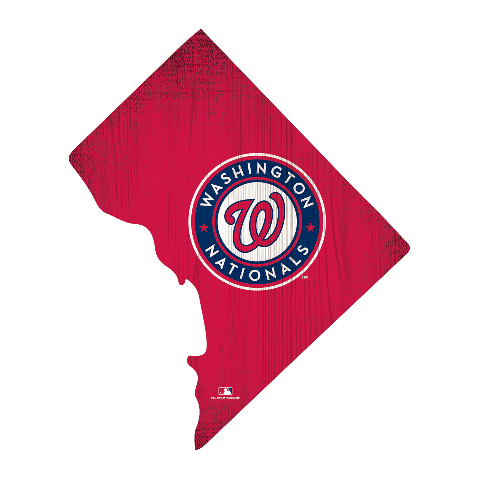 Washington Nationals 12" Logo State Sign