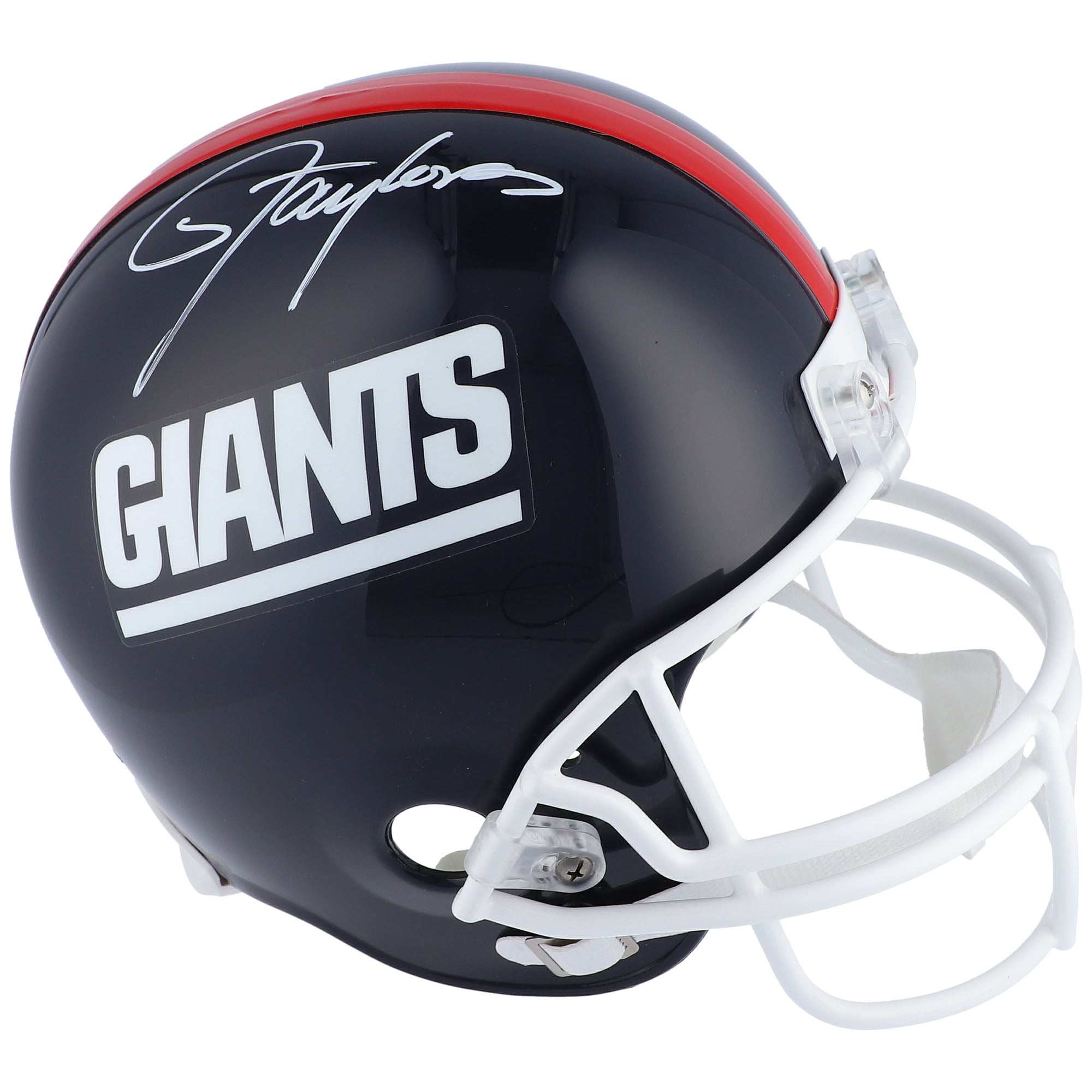Lawrence Taylor New York Giants Autographed Throwback Riddell Replica Helmet