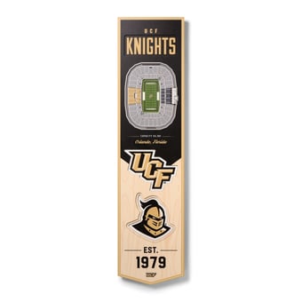 Fanpoint UCF Knights 8'' x 32'' 3D StadiumView Banner