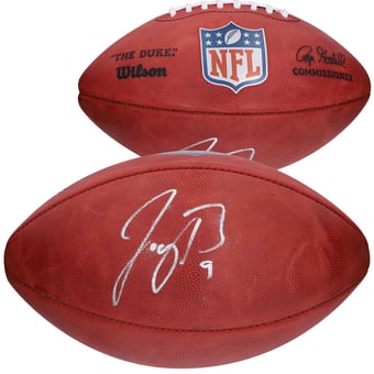 Joe Burrow Cincinnati Bengals Autographed Duke Game Football