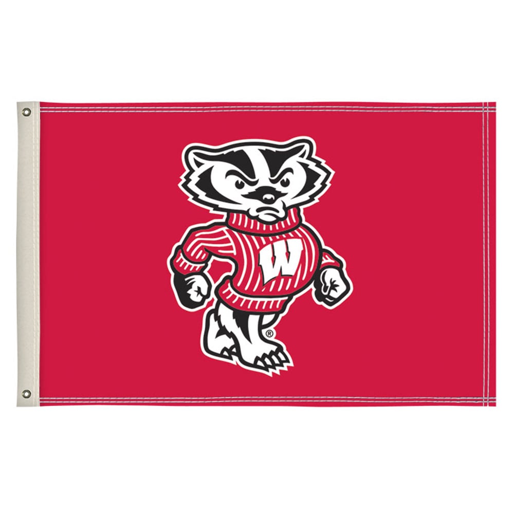 Wisconsin Badgers Team 2' x 3' Flag