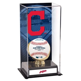 Cleveland Indians Sublimated Display Case with Image