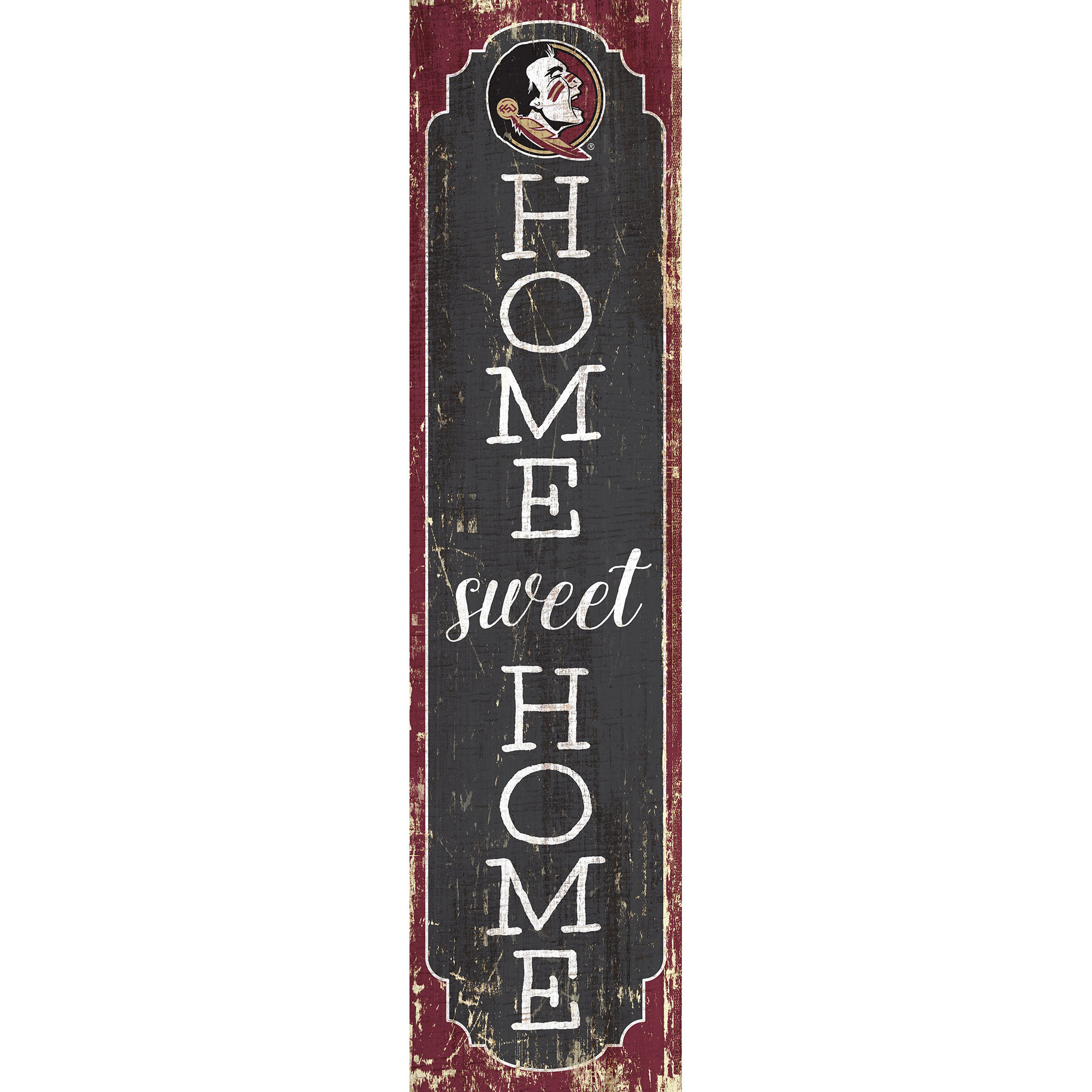 Florida State Seminoles 24" Home Sweet Home Leaner Sign