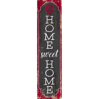 Indiana Hoosiers 24" Home Sweet Home Leaner Sign