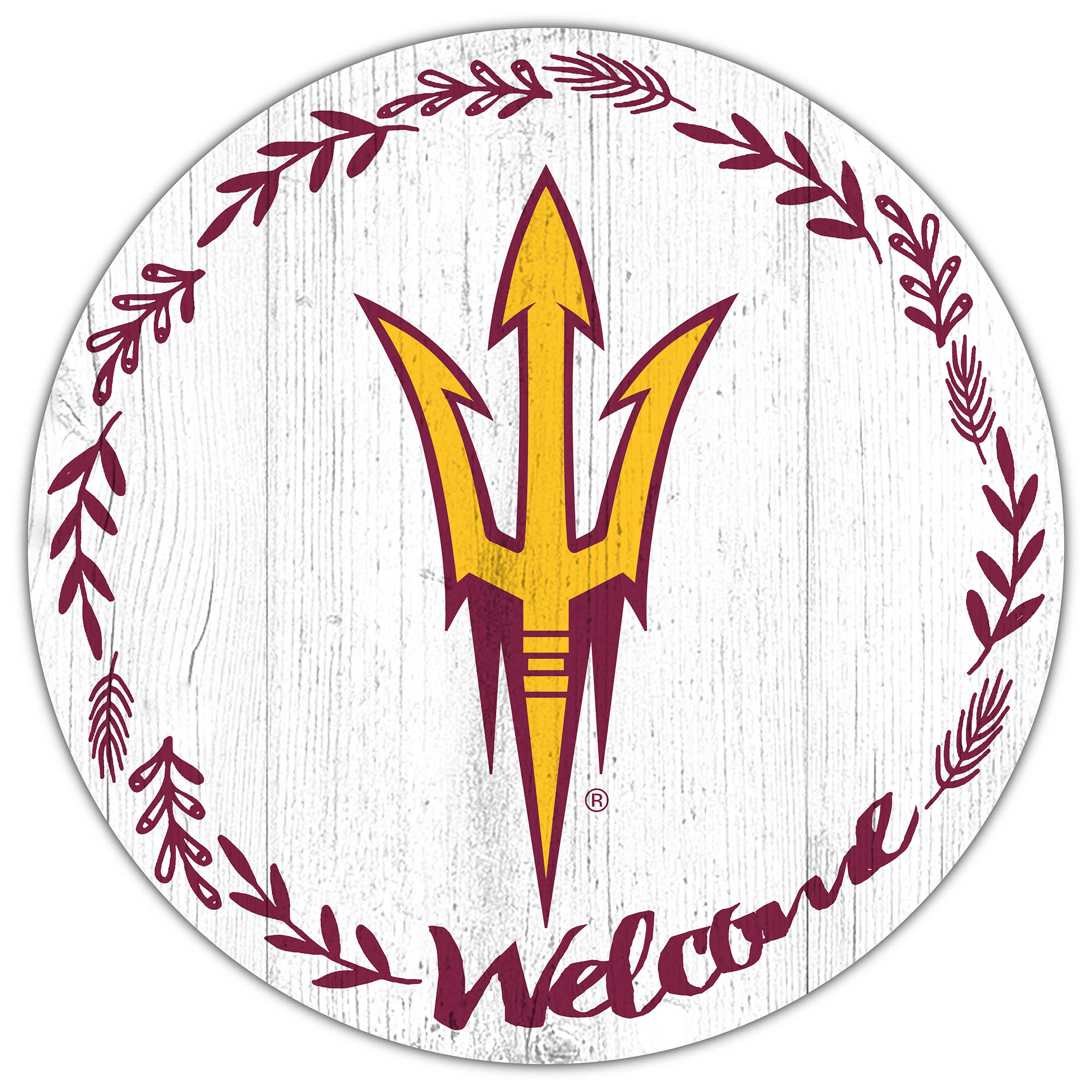 Arizona State Sun Devils 12" Welcome Circle Sign