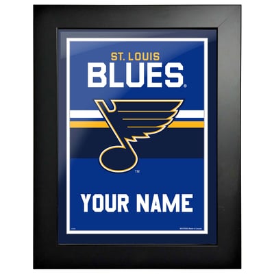 St. Louis Blues - 12'' x 16'' Team Personalization Picture Frame
