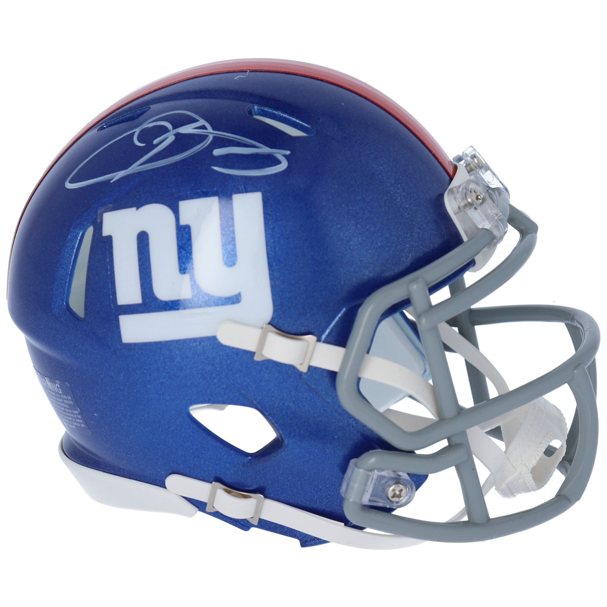 Odell Beckham Jr. New York Giants Autographed Riddell Speed Mini Helmet