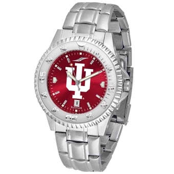 Crimson Indiana Hoosiers Competitor Steel AnoChrome Watch