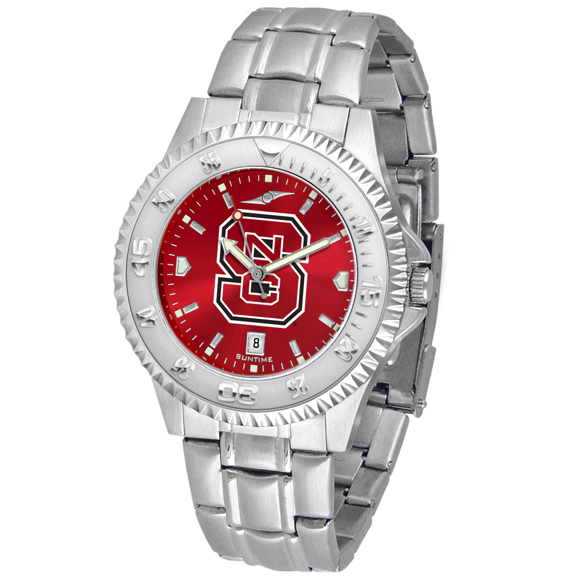 Red NC State Wolfpack Competitor Steel AnoChrome Watch