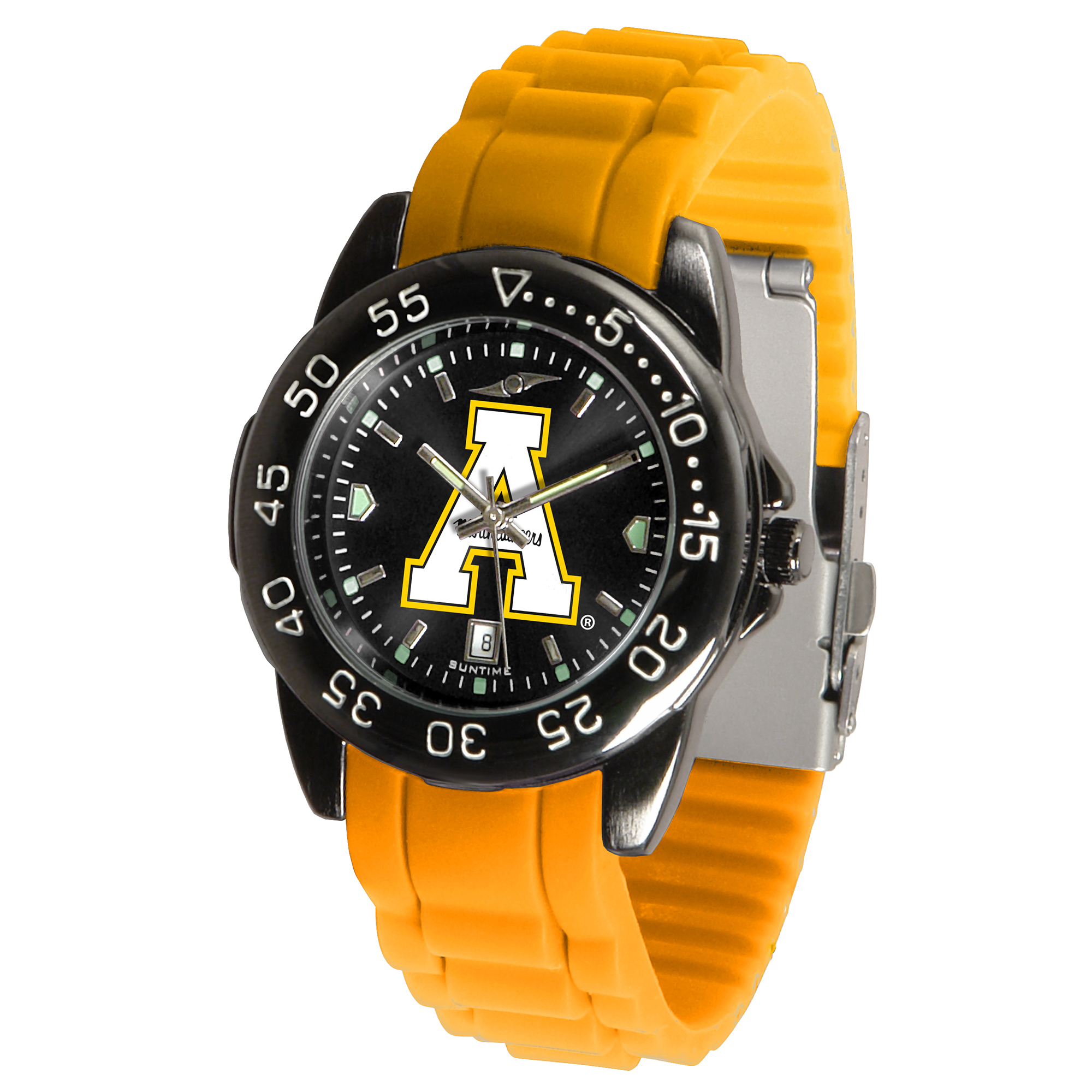 Black Appalachian State Mountaineers FantomSport AC AnoChrome Watch