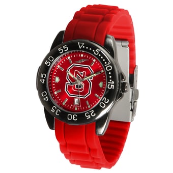 Red NC State Wolfpack FantomSport AC AnoChrome Watch