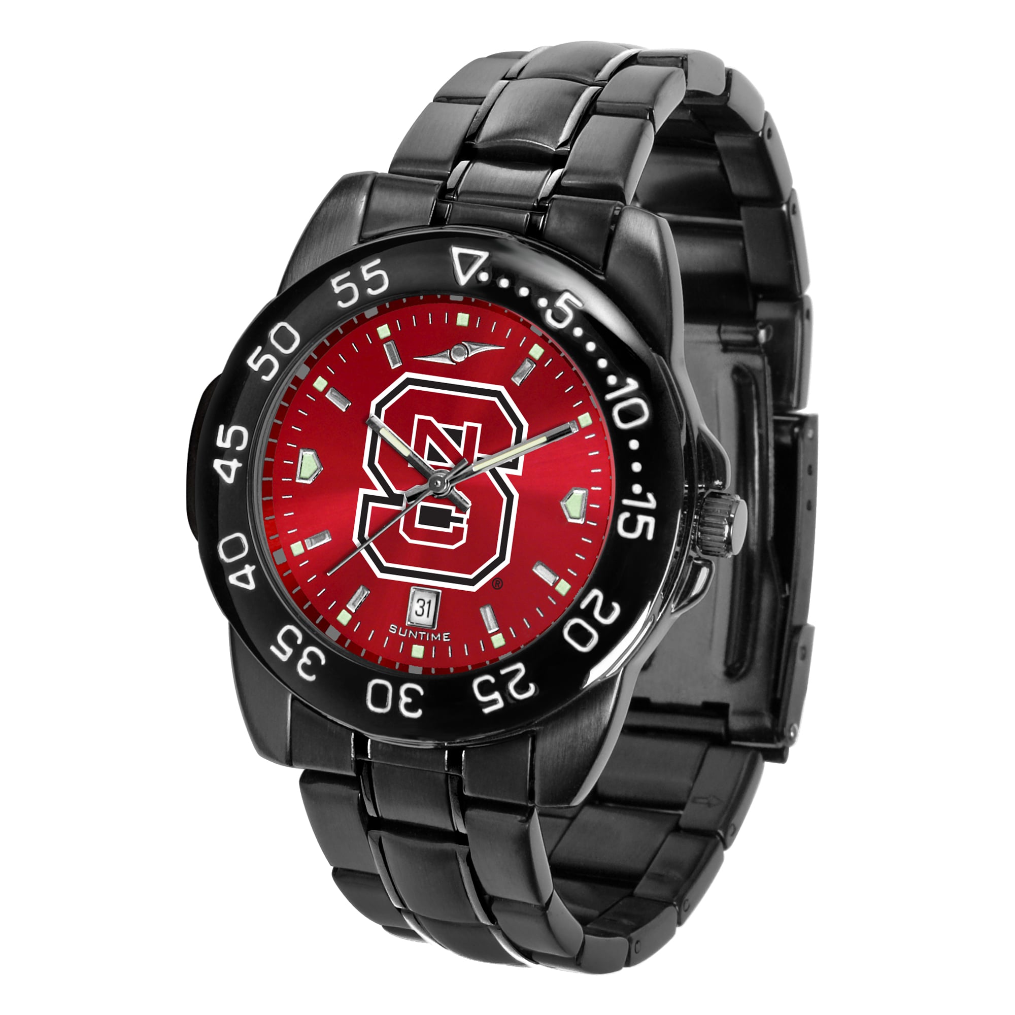 Red NC State Wolfpack FantomSport AnoChrome Watch