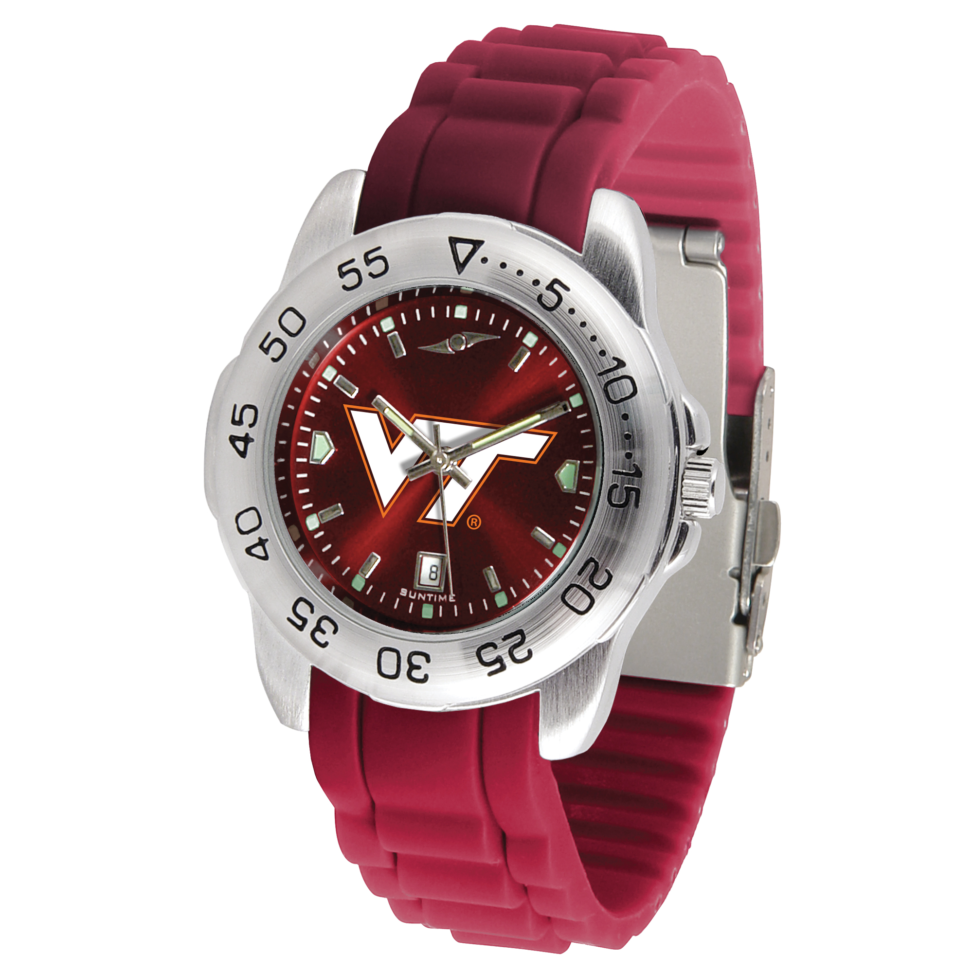 Maroon Virginia Tech Hokies Sport AC AnoChrome Watch