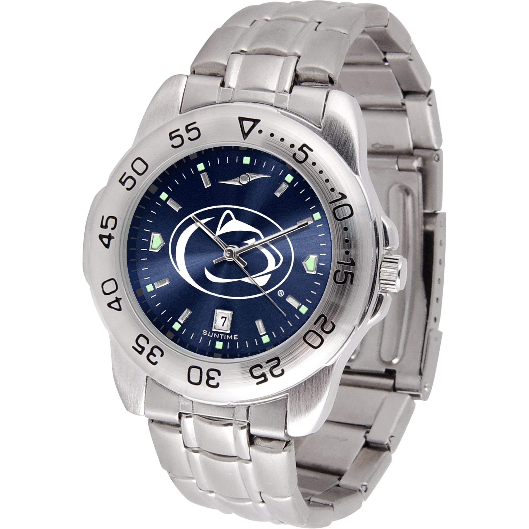Navy Penn State Nittany Lions Sport Steel AnoChrome Watch